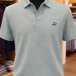 POLO MANCHES COURTES 4730 VERT EAU