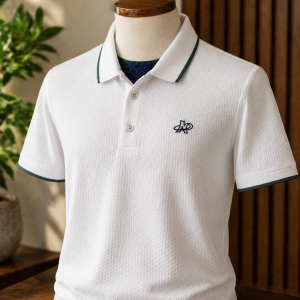 POLO MANCHES COURTES 4740 BLANC
