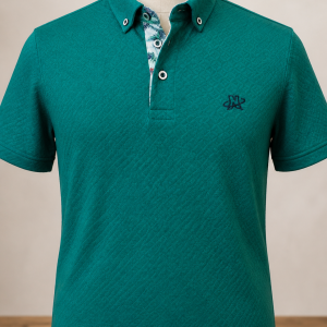 POLO MANCHES COURTES 4770 VERT